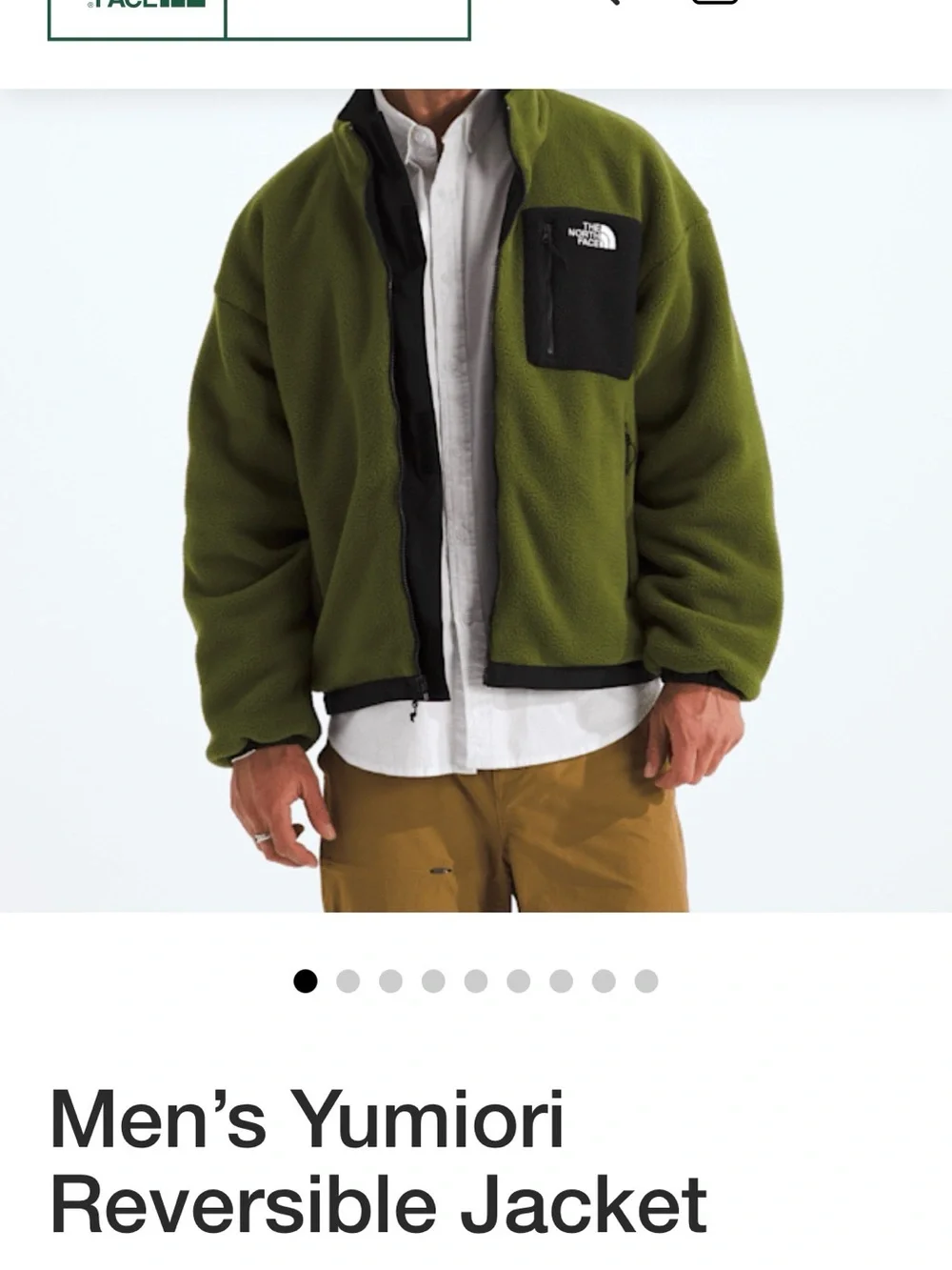 The North Face Men's Yumiori Reversible Fleece Jacket